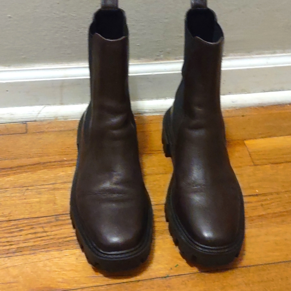 Zara Spain Women's Leather Boots 40 EU